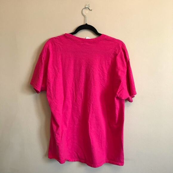 Gildan XL pink Mothman short sleeve t-shirt WV vintage casual folklore - Picture 5 of 7